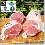 Lamb LEG BONELESS frozen HALF CUT AS STEAKS 2.5cm 1" 1.5-1.8kg 4-5pcs (price/kg) any brand in stock Australia Midfield Wammco WhiteStripe McHerd